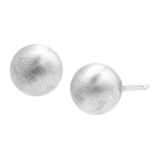 gold eternity 14k stud satin earrings mm ball