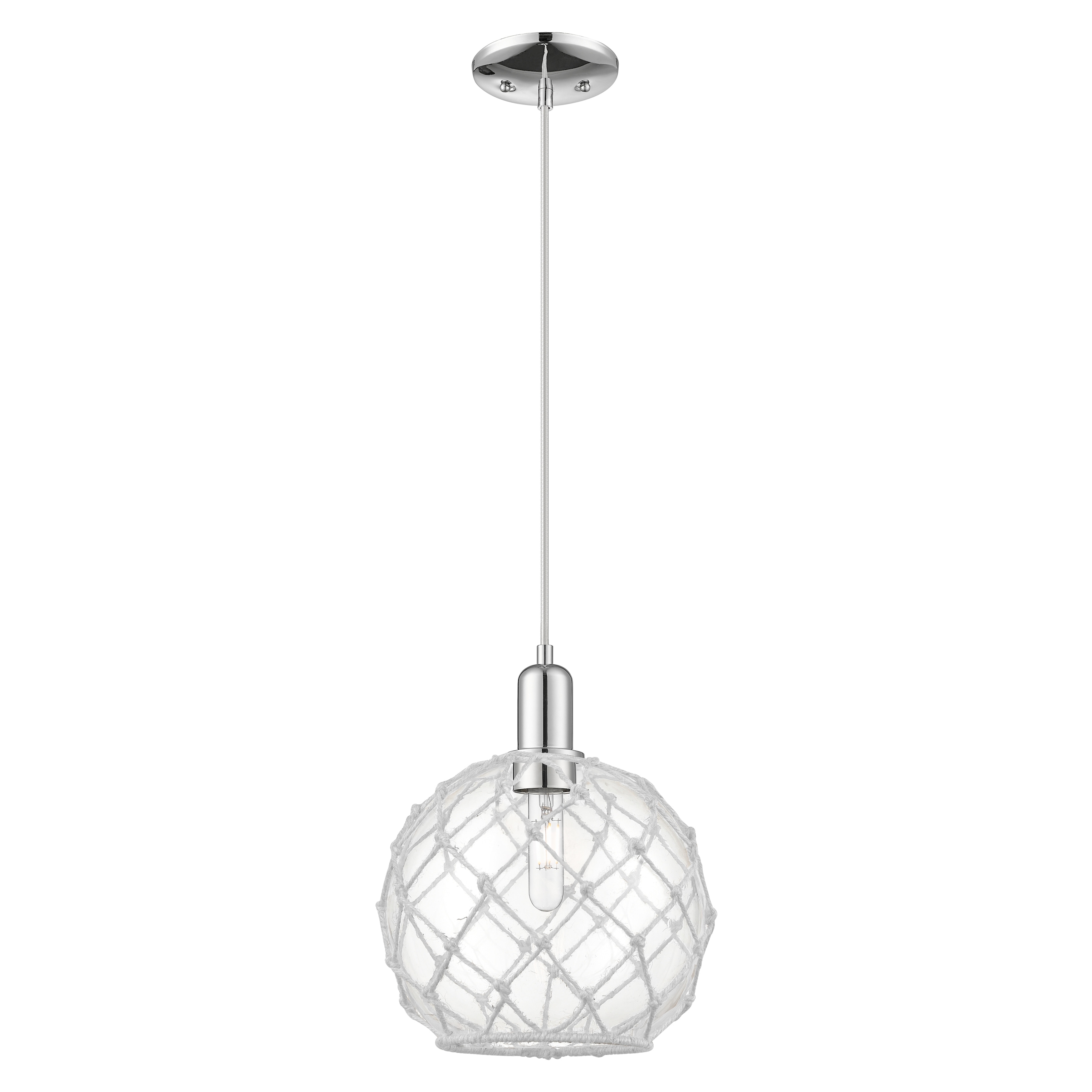 Innovations Lighting Endless Possibilities Arcadia - Farmhouse Rope - 1 Light 10" Cord Hung Mini Pendant