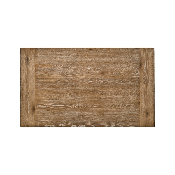 ACME Farsiris Counter Height Table in Weathered Oak