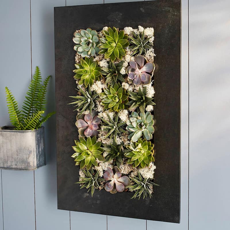 Carson Carrington Tasback Galvanized Steel/ Zinc Succulent Planter