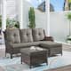 Option Brown Wicker / Grey Cusion