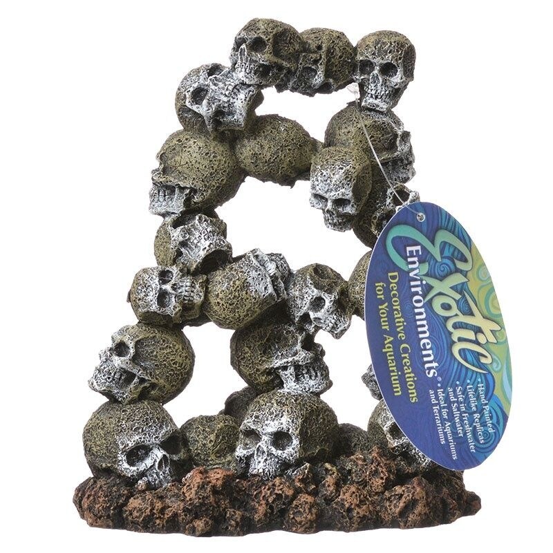 Exotic Environments Skull Mountain Aquarium Ornament Ornaments