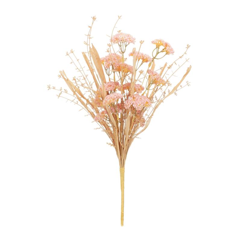 Blush Floral Grass Bush (Set of 2) - Pink, Beige