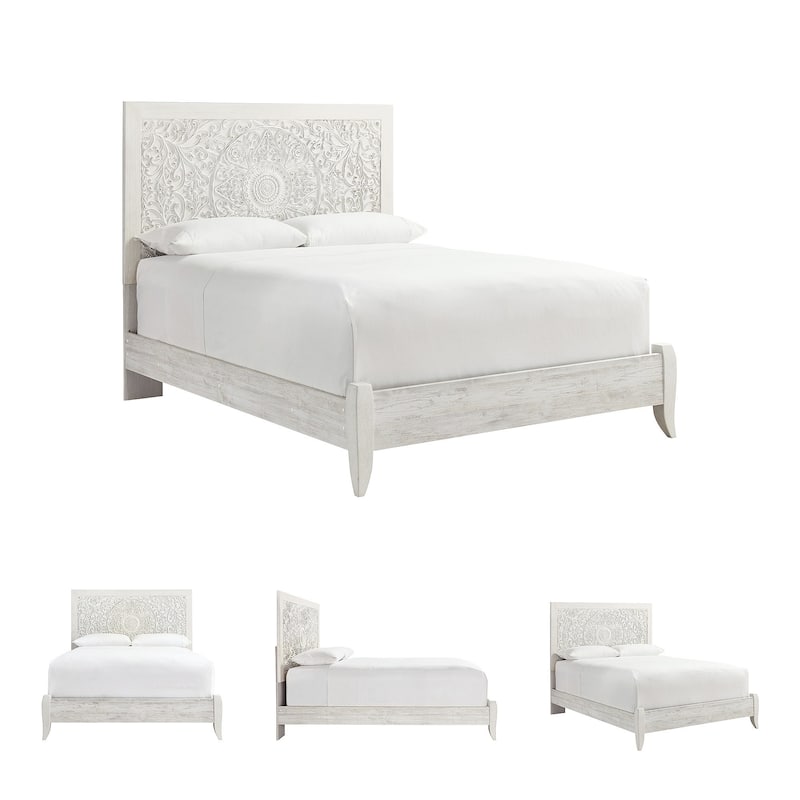 Signature Design by Ashley Paxberry White Queen Panel Bed
