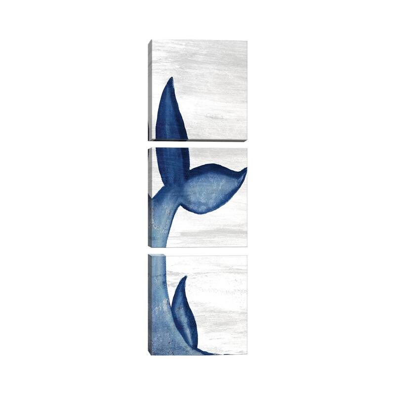 iCanvas "Whale Tails I" by Ann Bailey 3-Piece Canvas Wall Art Set