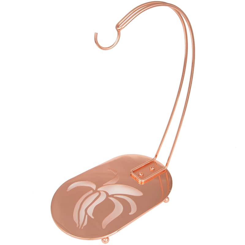 Creative Home Copper Plated Metal Banana Hanger - Copper