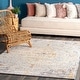 preview thumbnail 8 of 8, Nuloom Bohemian Medallion Area Rug 5' x 7' 5" - Beige - Rectangle