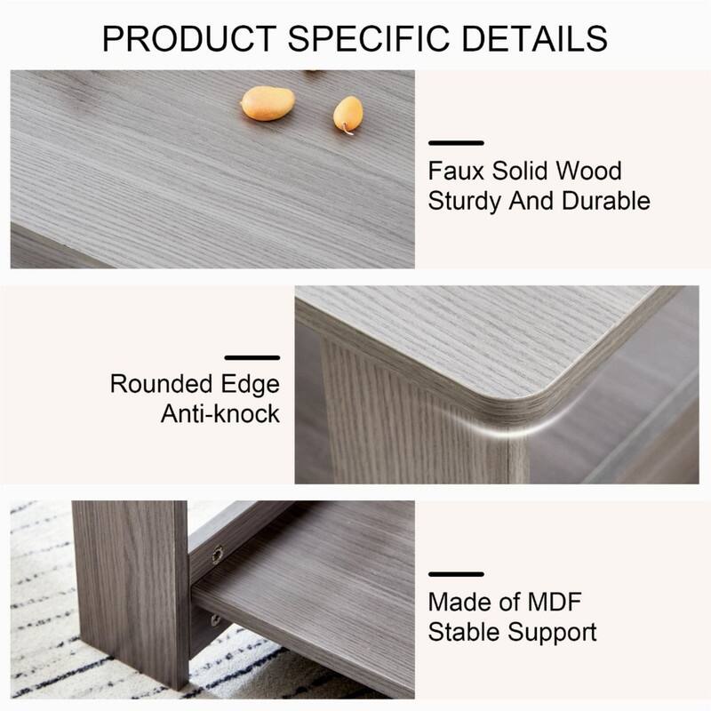 Double Layered Coffee Table Suitable for Living Room