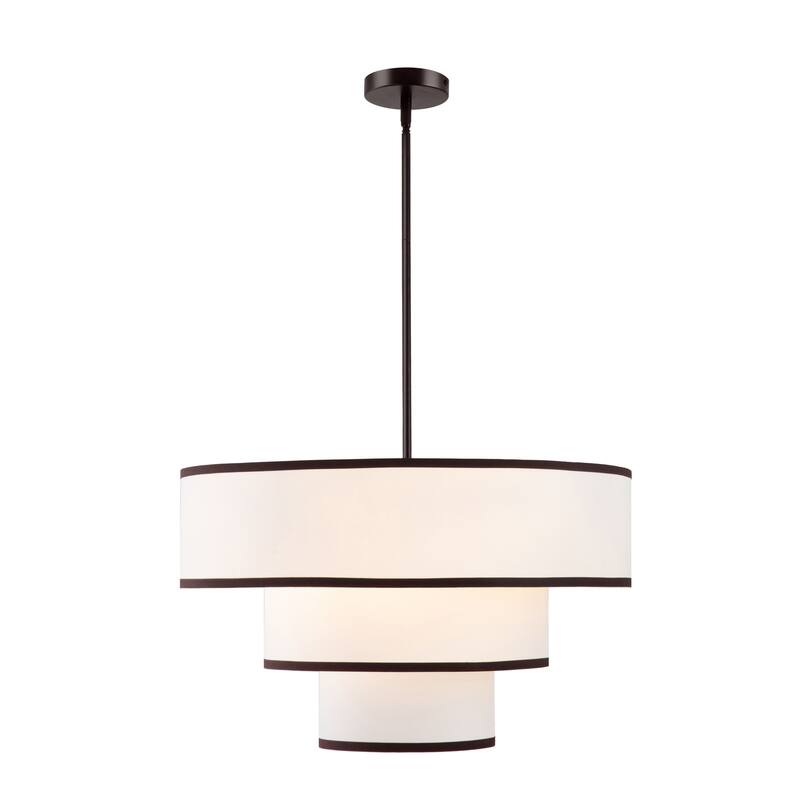 GetLedel 24 in. 5-Light Tiered Drum Chandelier