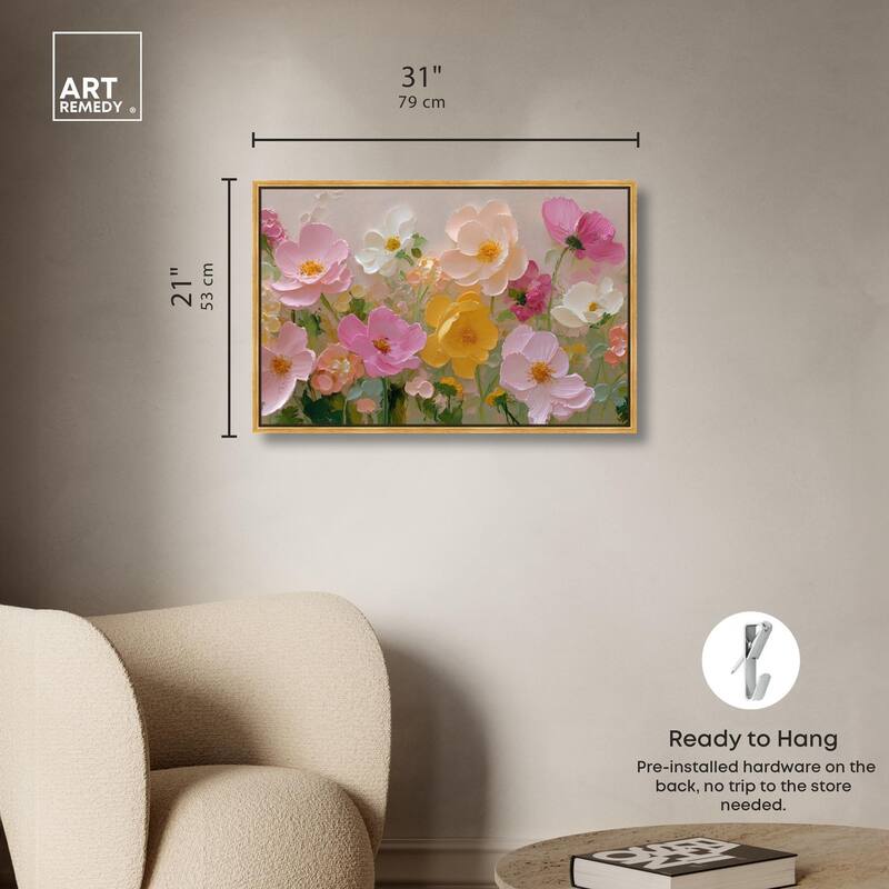 Expressed in Petals II Canvas by Art Remedy
