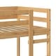 preview thumbnail 38 of 77, Walker Edison Simple Solid Wood Twin Over Twin Bunk Bed