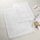 preview thumbnail 16 of 36, Superior Cotton Solid Non-slip Backing 2-Piece Bath Rug Set