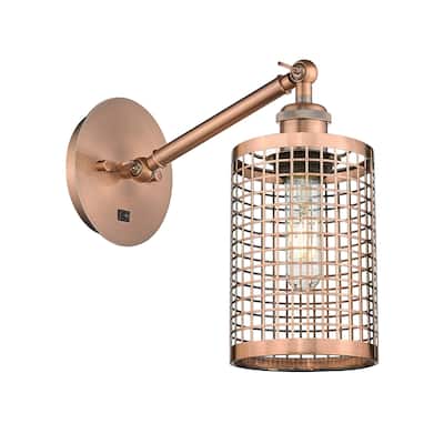 Innovations Lighting 317-1W-12-5 Nestbrook Sconce Nestbrook 12" Tall
