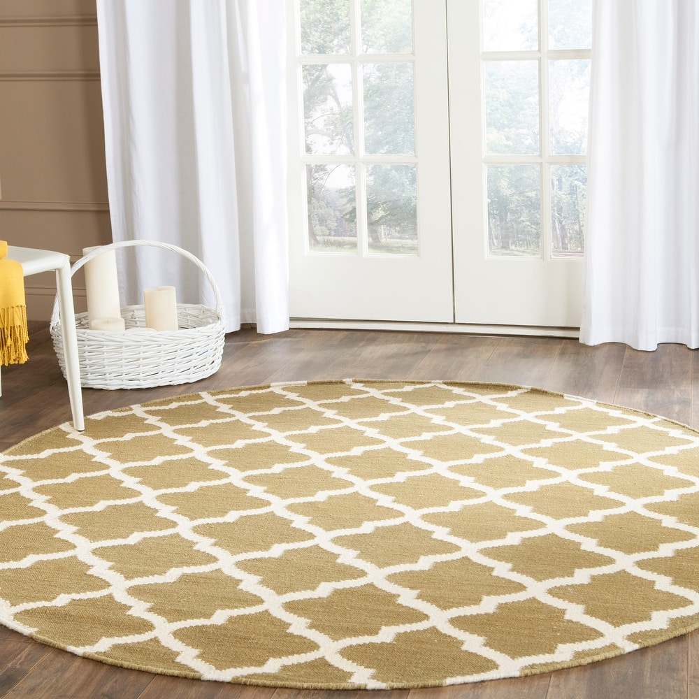 SAFAVIEH Handmade Flatweave Dhurries Hylkije Modern Wool Rug