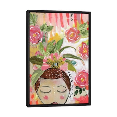 iCanvas "Faith Over Fear" by Kelly Rae Roberts Framed