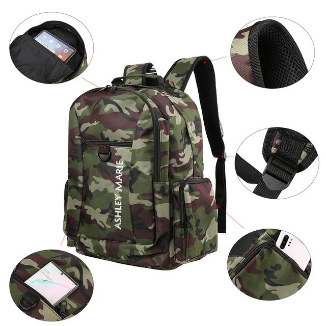Travelling Back to School Camouflage Picnic Hiking Camping Light Backpack