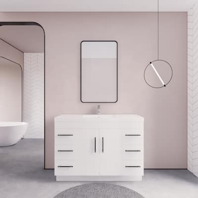 Eliza 48'' Freestanding Vanity with Single Sink