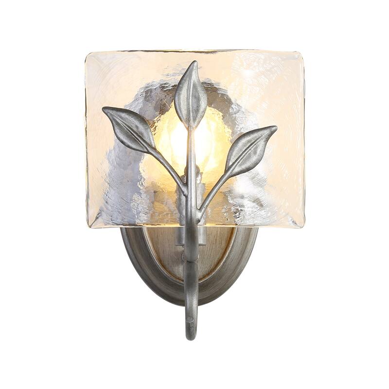 Golden Lighting Calla 1-light Wall Sconce in Peruvian Silver