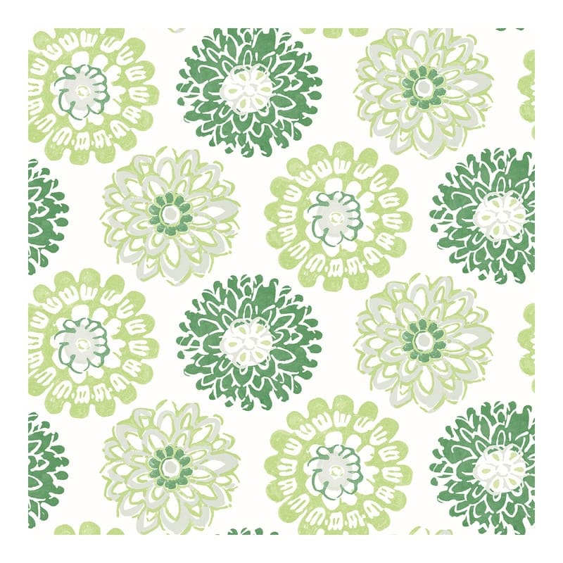 Chesapeake Sunkissed Green Floral Wallpaper - 20.5 x 396 x 0.025
