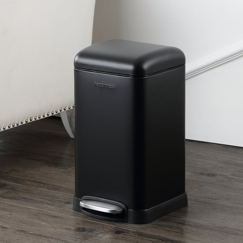 happimess Betty Retro Mini 3.2-Gallon Step-Open Trash Can