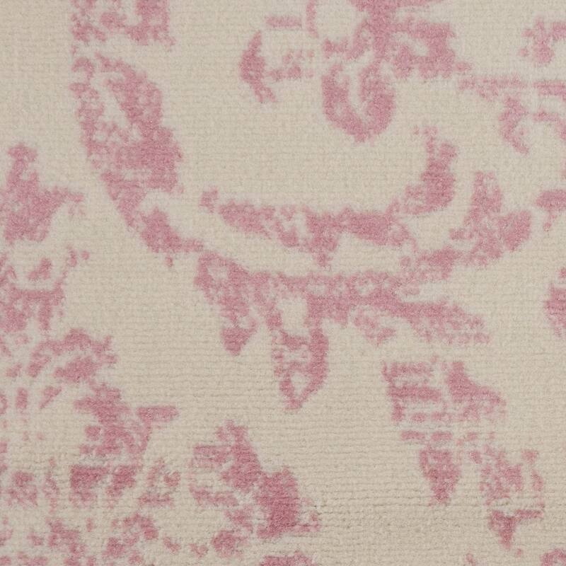 Nourison Jubilant Vintage Farmhouse Damask Area Rug