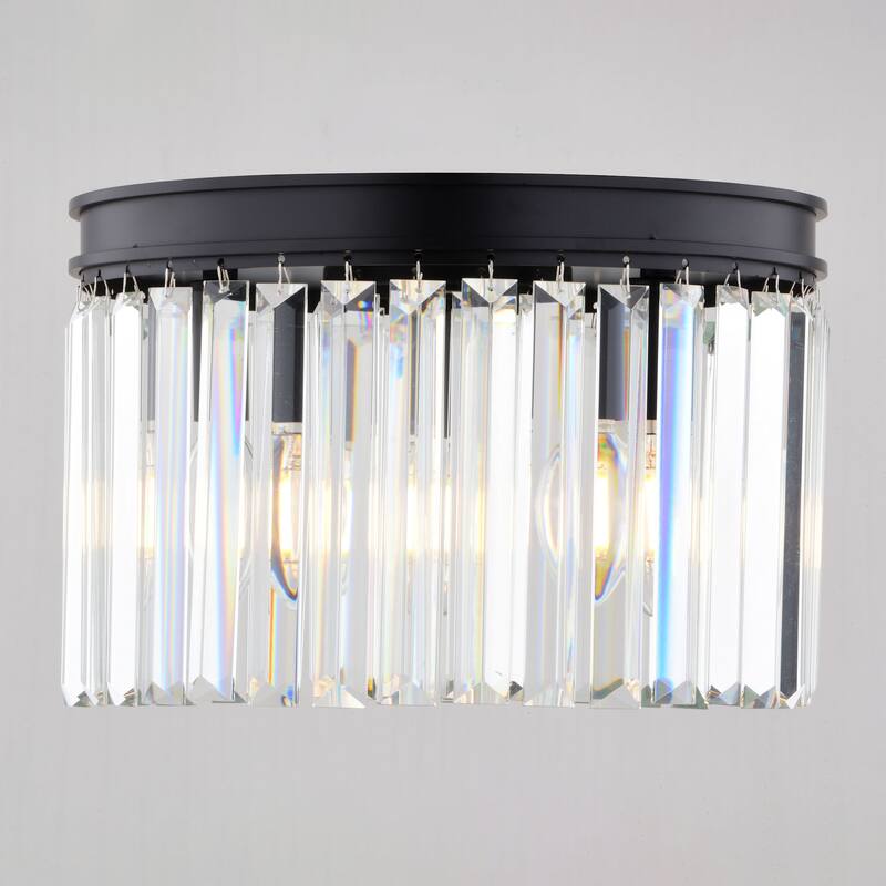 Vaxcel Lighting C0321 Allerton 3 Light 12" Wide Flush Mount Drum