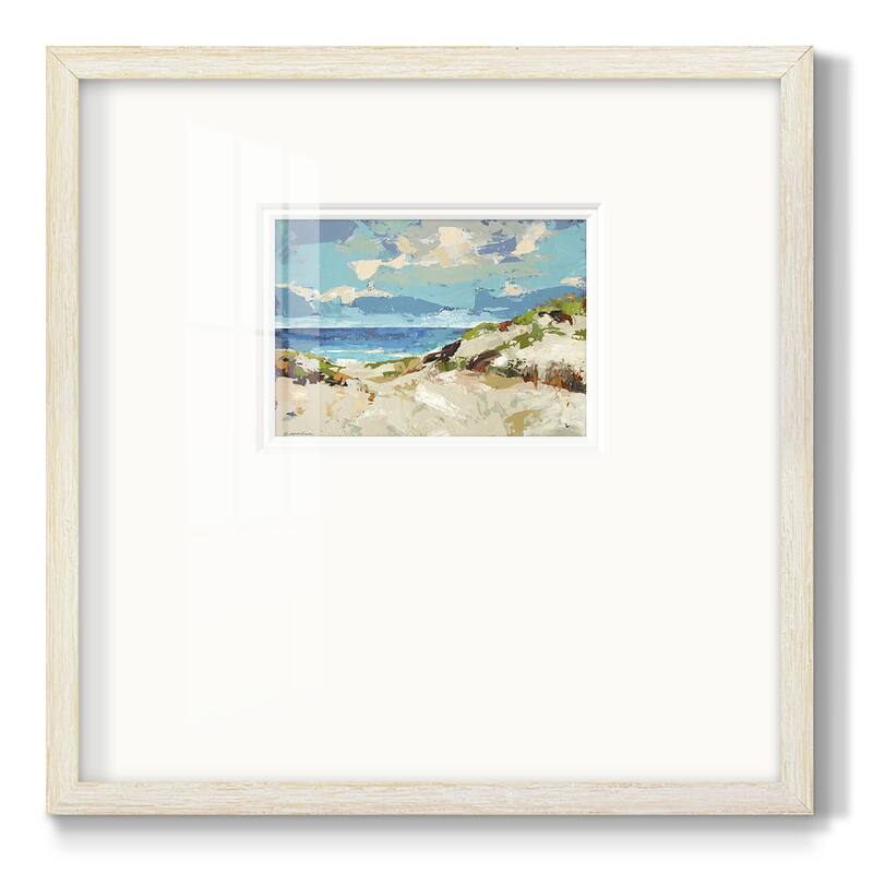 Dunes IPremium Framed Print - 16x16 - White