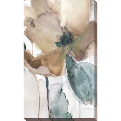 "Watercolor Poppy I" by Carol Robinson Print on Canvas