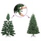 preview thumbnail 7 of 63, vidaXL Christmas Tree Outdoor Artificial Hinged Christmas Tree with Stand