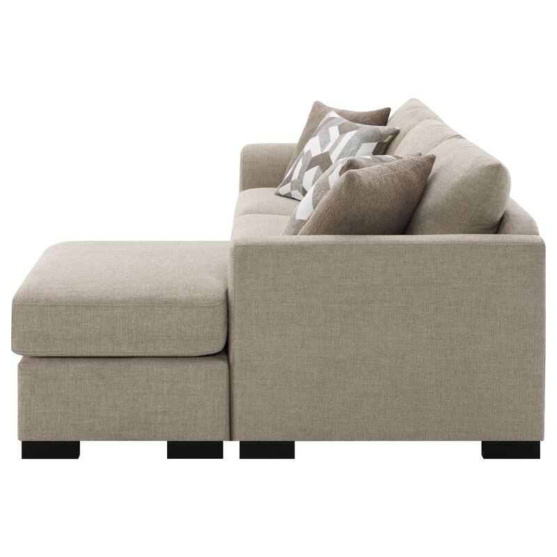 Pacheco Upholstered Sleeper Sectional Chaise Sofa