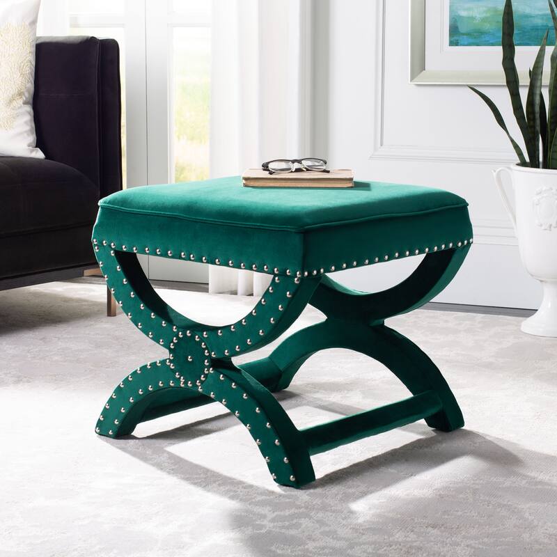 SAFAVIEH Ashanti X-Bench Ottoman