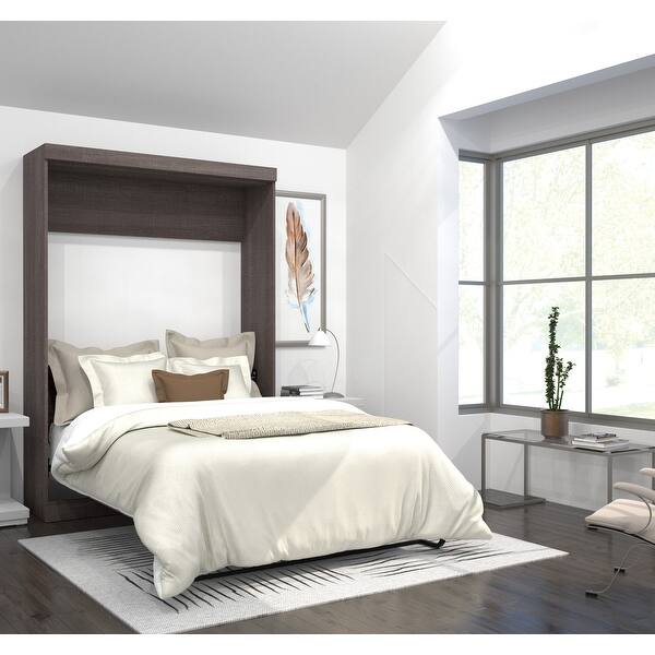 slide 1 of 18, Pur by Bestar Full-size Wood Murphy Wall Bed