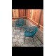 Corvus Sarcelles Woven Wicker Patio Chairs (Set of 2)