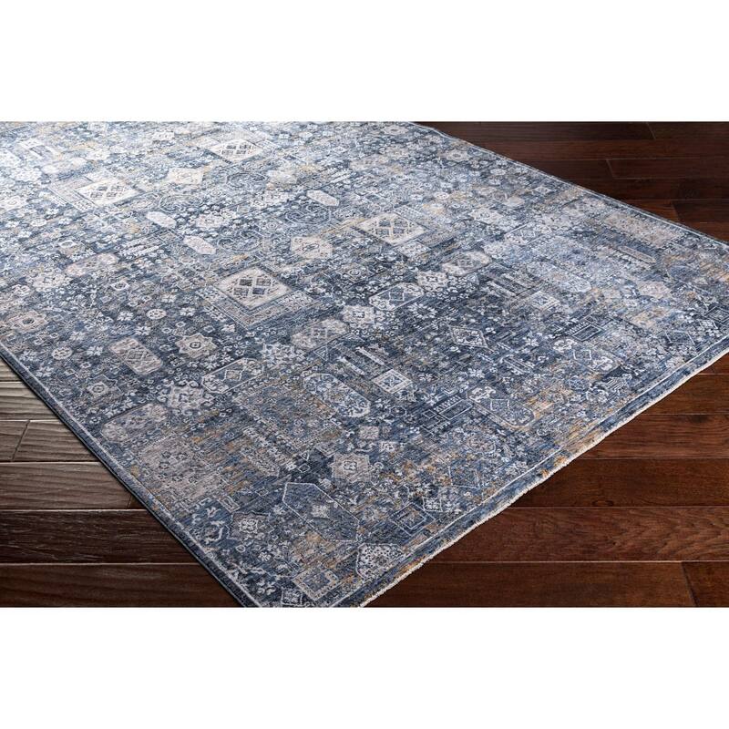 Livabliss Traditional Cardiff Medallion Area Rug