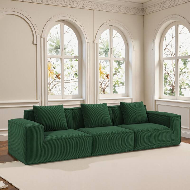 118-Inch Modular Sofa Can Be Converted Into An Oversized Sofa Bed Free Conversion Sofa,Three-Person Combination