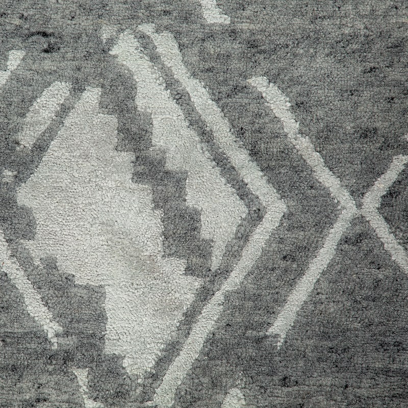 Ben Soleimani Borrado New Zealand Wool and Viscose Hand-Knotted Rug