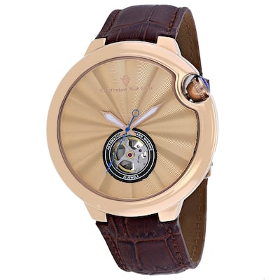 Christian Van Sant Men's Cyclone Automatic Black Dial Watch - CV0148 - 6 (36)