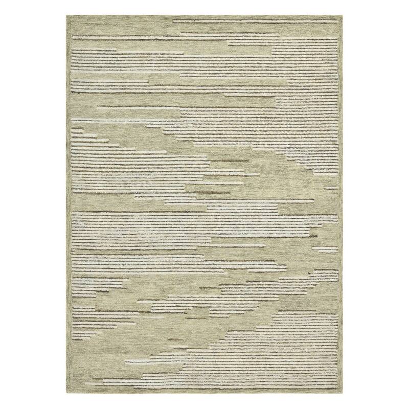 HomeRoots Geometric Lodge Rectangle Area Rug