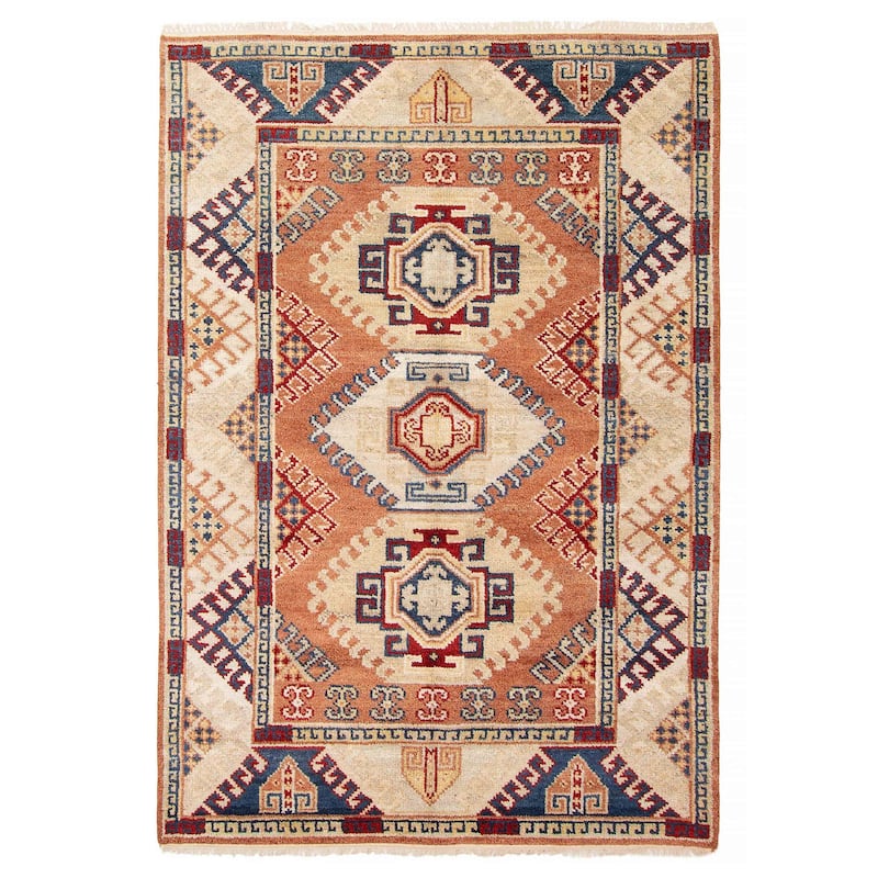 ECARPETGALLERY Hand-knotted Jules Serapi Copper Wool Rug - 5'5 x 7'9 - Copper - 5'5 x 7'9