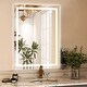preview thumbnail 36 of 61, LED Bathroom Vanity Mirror Wall Mounted with Double Light Strip, 3-Color Dimmable, Anti-Fog, HD Tempered Glass, UL-Listed, ETL