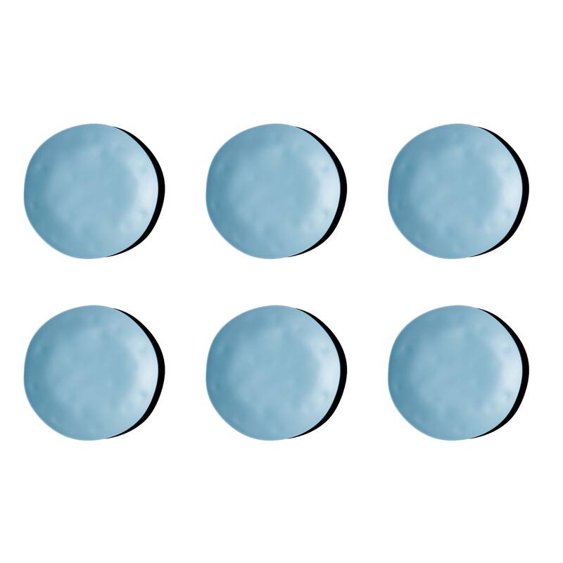 Abode Homewares Organic NewWave Melamine Salad Plate - 8.5" - Set of 6 - Blue