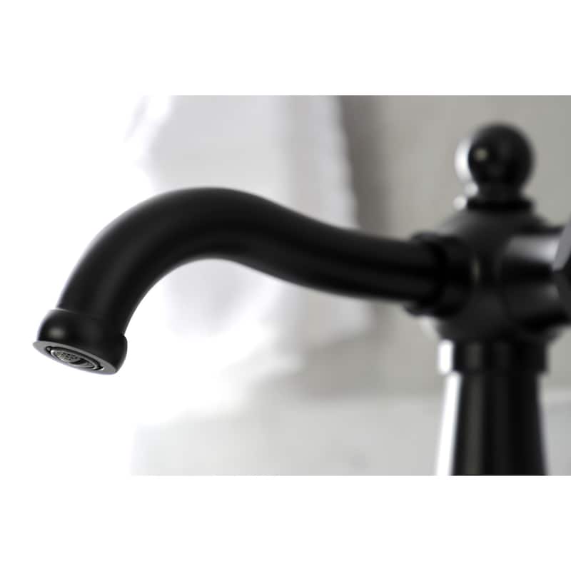 Nautical Single-Handle Bathroom Faucet with Push Pop-Up