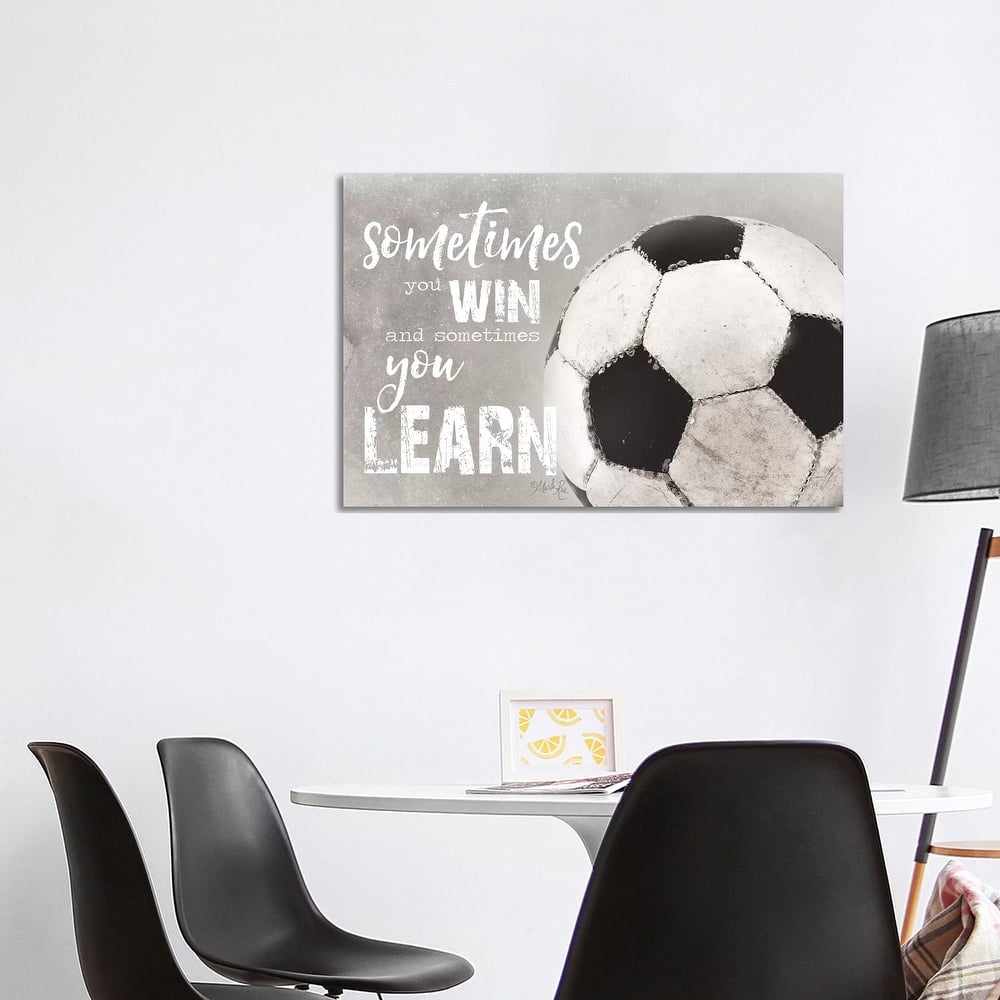 iCanvas "Soccer -Sometimes You Win" by Marla Rae Canvas Print