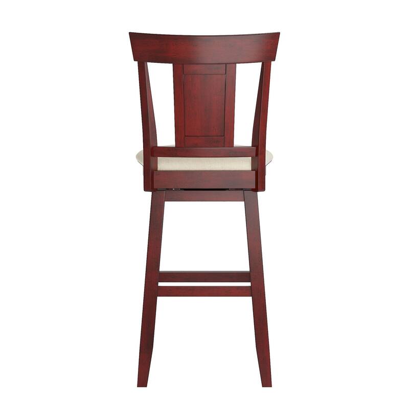 Eleanor Panel Back Wood Swivel Chair by iNSPIRE Q Classic