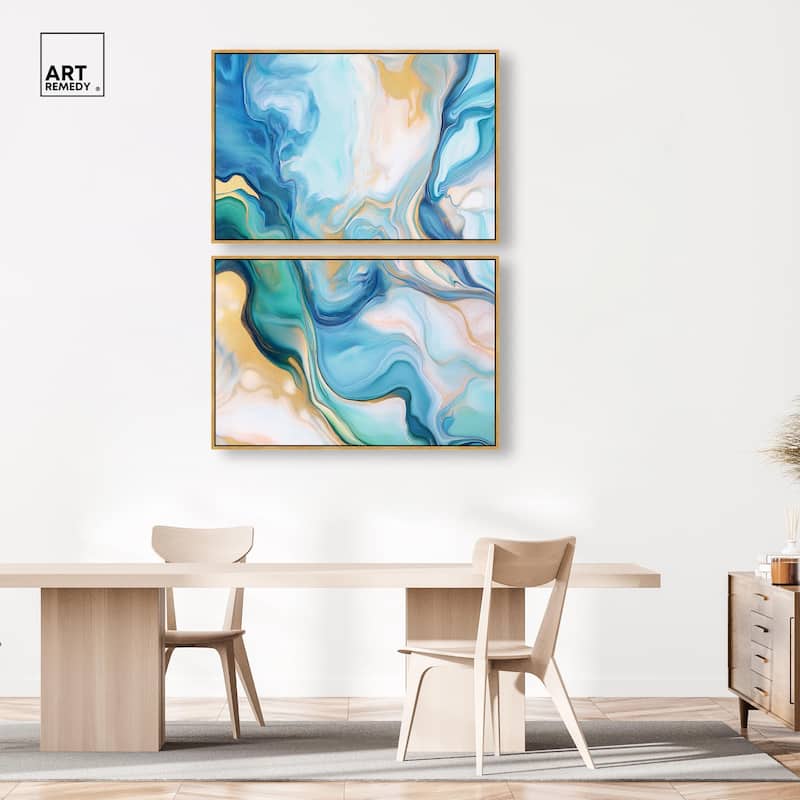 Visions Pastel II Canvas Set of 2 by Art Remedy