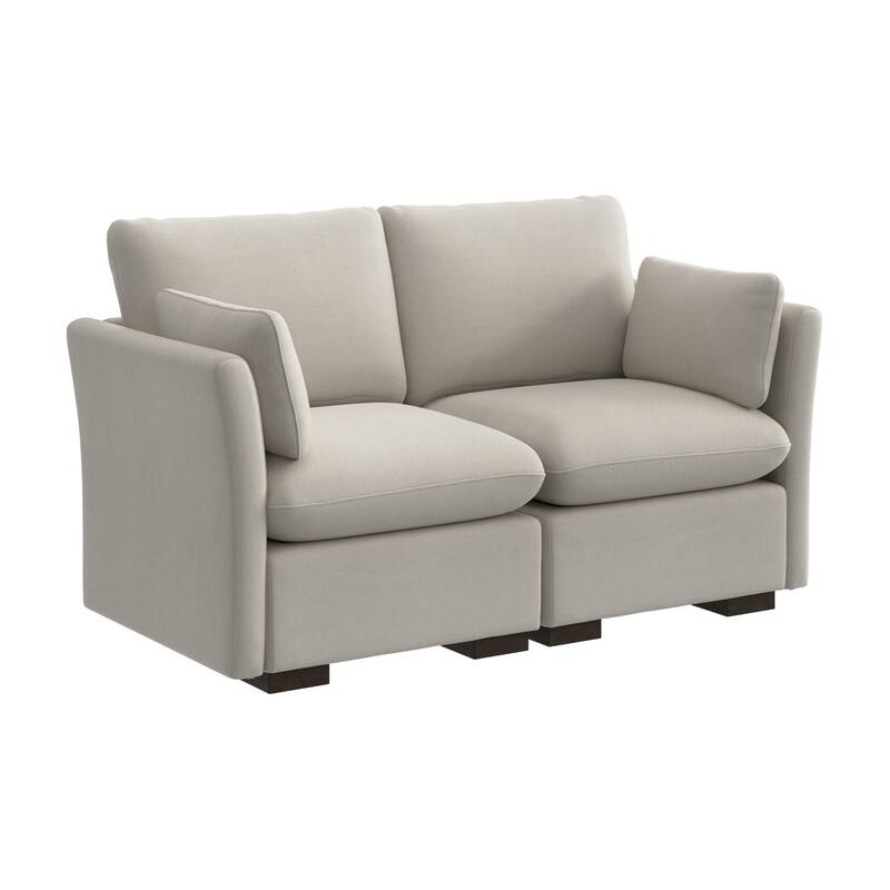 Bush Home Sienna Modular 2-Seater Loveseat - Mist Taupe