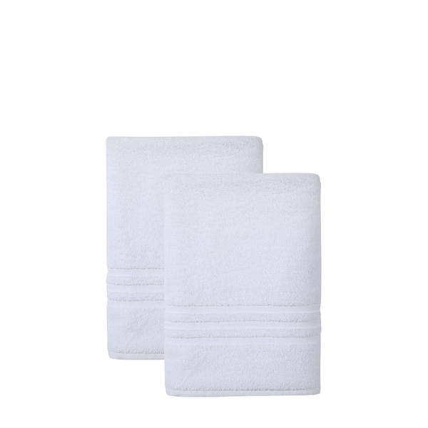 Luxury White Bath Towel, Cotton Sold by at Home