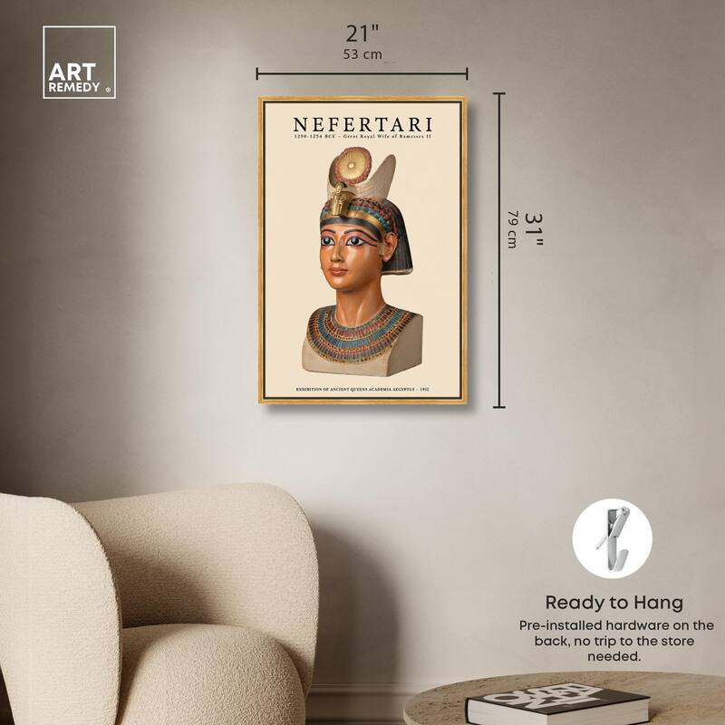 Ancient Egyptian Queen Canvas by Art Remedy