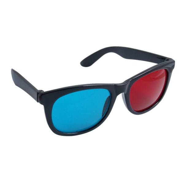 Shop Anaglyph Moive Games Red Cyan Lens Blk Frame 3d Glasses
