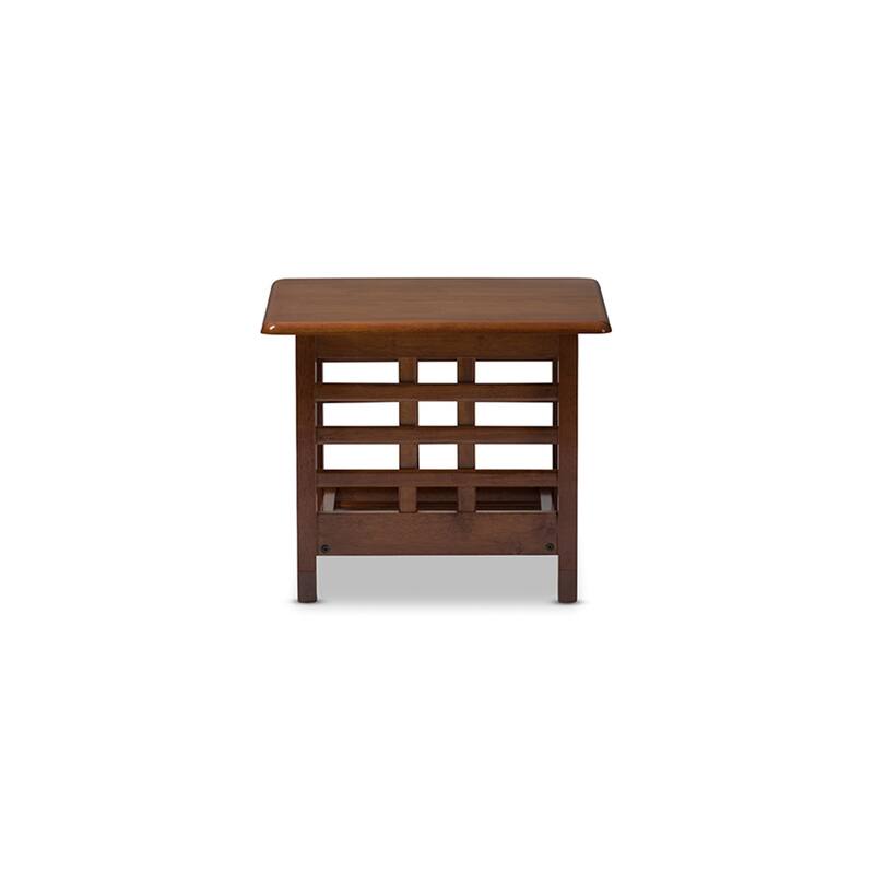 Living Room End Table - Modern Accent Table with Shelf - Stylish Side Table for Home Decor - 17.36
